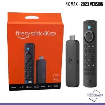 AMAZON FIRE TV Stick 4K MAX, Wi-Fi 6E, 2.0 GHz, 16GB/ALEXA Voice Remote Enhanced - Image 1 of 4