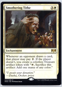 MTG Smothering Tithe #22 Ravnica Allegiance Regular Rare Magic Card TCG CCG NM - Picture 1 of 2