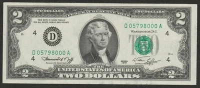1976 UNITED STATES 2 DOLLAR NOTE UNC - Image 1 of 2