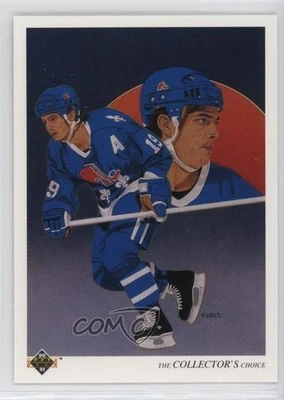 1990-91 Upper Deck Team Checklist Joe Sakic #301 HOF - Image 1 of 3