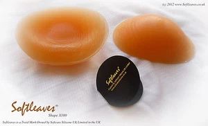 Softleaves Shape X100 Silicone Breast Enhancers Bra Inserts Implants AA A B C D - Picture 1 of 11