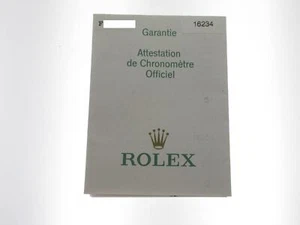 Rolex Datejust 16234 certificate serial F Certificato Garanzia paper year 2005 - Picture 1 of 1