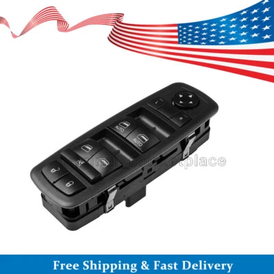 Interruptor de ventana principal eléctrico de 4 puertas cabina y media para Dodge Ram 1500 2500 3500 2009-2012 Foto 1 de 4