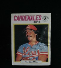 1977-78 Venezuelan Winter League Sticker Dave McKay #197