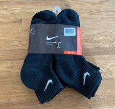 Nike Performance Cotton Cushioned Crew Socks 6 Pairs Size Large 8-12