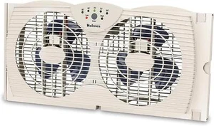 Holmes Dual Blade Digital Window Fan with Programmable Thermostat Control - Picture 1 of 6