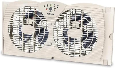 Holmes Dual Blade Digital Window Fan with Programmable Thermostat Control - Image 1 of 4