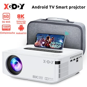 8K UHD Beamer Heimkino 5G WiFi Projektor Multimediaplayer BT 12000LMS 1080P LED - Bild 1 von 13