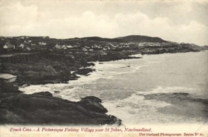 Postal Canadá, St. John's, Fishing Village, Pouch Cove (1910s) - Imagen 1 de 2