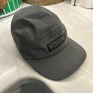 Chrome 5 Panel Vented new Trucker Hat Cap , Reflective Gray - Picture 1 of 10