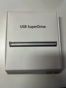 A1379 Apple USB SuperDrive silber externes Laufwerk guter Zustand OVP - Bild 1 von 4