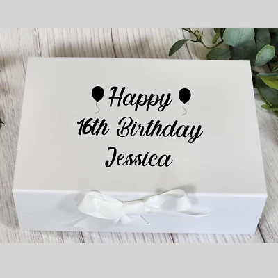 DONLARRIE Personalised Keepsake Box Wedding Memory box Gift - LUXURY EXTRA LARGE GIFT BOX