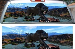 Mountain Panther car truck rear window view thru graphic - Bild 1 von 2