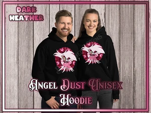 Hazbin Hotel Angel Dust Unisex Soft Hoodie/Hoody - Picture 1 of 6