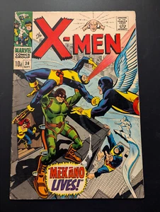 The Uncanny X-Men #36, Marvel Comics, 1967, 1. Mekano KOSTENLOSER UK-VERSAND - Bild 1 von 8