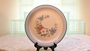 Plato de cena de cerámica Johaan Haviland de colección de 10,75 pulgadas ramo azul caprichoso - Imagen 1 de 8