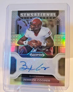 2022 Zerrick Cooper Panni Prizm Entwurf wählt sensationelle Signaturen AUTO SS-ZCO - Bild 1 von 2