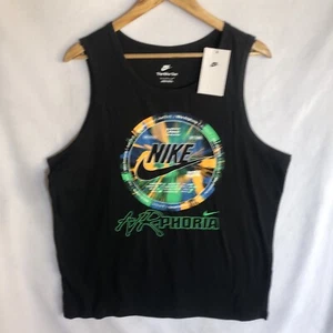 Neu mit Etikett Nike Herren Sportswear schwarz Air-Phoria Tanktop, 100 % Baumwolle Größe L - Bild 1 von 7