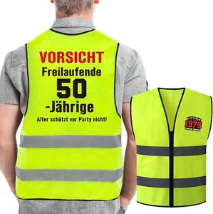 50 Geburtstag Mann Frau Geschenk 1975 Lustige Geschenke zum 50 Geburtstag Weste - Bild 1 von 6