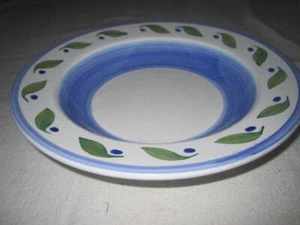 William Sonoma Made in Italy Perisol Rimmed Soup Bowl 9.25" x 1.75" - Picture 1 of 4