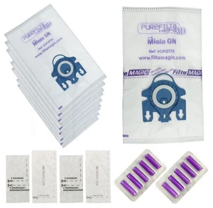 GN Hoover Bags for Miele Complete C2 C3 Powerline Silence Ecoline Cat & Dog x 10 - Picture 1 of 13