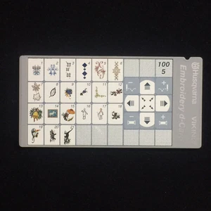 Husqvarna Viking Sampler Stickmotive D-Card 100-5 für Designer 2 - Bild 1 von 4