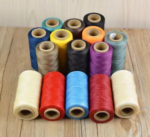 260m Waxed thread slipping twine upholstery leather craft thread 1mm hand sewing - Picture 1 of 28