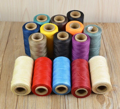 260m Waxed thread slipping twine upholstery leather craft thread 1mm hand sewing - Image 1 of 4