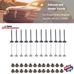 For Dodge Stratus Magnum Chrysler 98-10 2.7 DOHC Intake Exhaust Valves w/ Seals - Bild 1 von 7