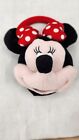Disney Minnie Mouse Plush Purse Bag Soft Head Small Toy Novelty Black Red