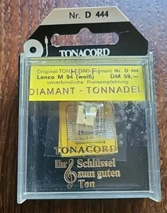 Tonacord D444 Aguja para Lenco N 94 M 94 Piezo YM 101 102 930 940 Y Stylus Nuevo - Imagen 1 de 1