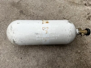 RARE LOWRIDER AIRCRAFT HYDRAULICS WW2 SMOKE SCREEN TANK BOTTLE OXYGEN RATROD _ - Picture 1 of 12