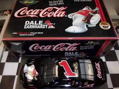 Dale Earnhardt Jr #1 Coca-Cola Polar Bear 1998 Monte Carlo Revell 1:18   NASCAR - Image 1 of 4