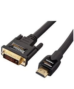 NEW~AmazonBasics HDMI to DVI Adapter Cable, Black, 25 Feet long/ 25' - Picture 1 of 6