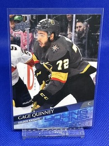 🔥2020-21 Upper Deck Series 2 Gage Quinney #454 Young Guns RC / Golden Knights!