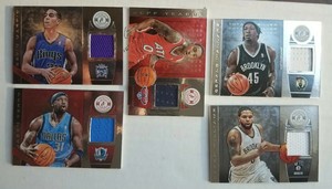 2013-14 Totally Certified Memorabilia Silver lot Red lot Jordan Williams Terry 