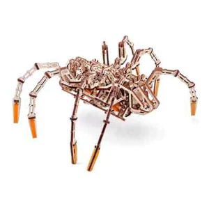 Juego de autoensamblaje de madera 3D de truco mecánico de madera araña espacial - Imagen 1 de 7