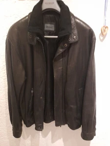 milestone lederjacke/Bikerjacke/schwarz/Gr. 50/ Lamm-Nappa-Leder - Bild 1 von 4