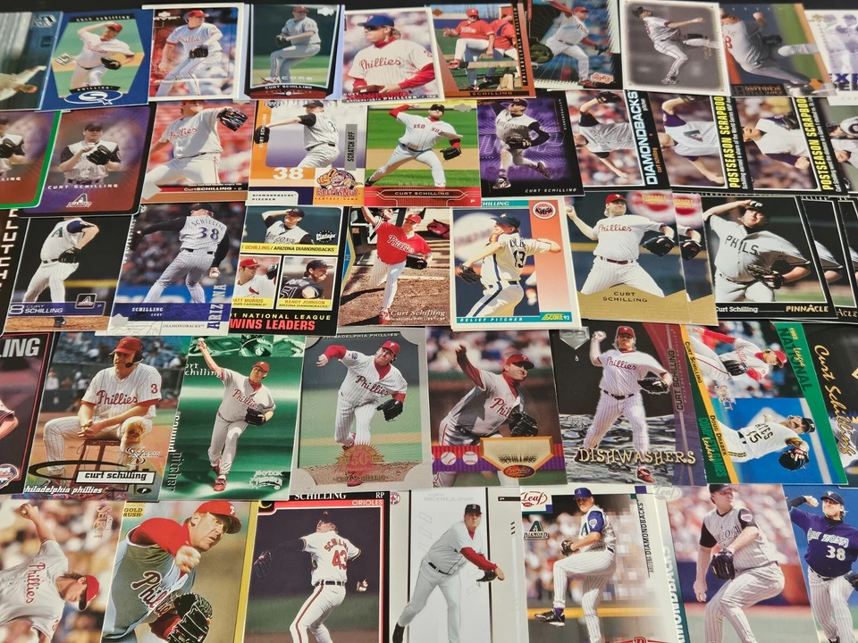 CURT SCHILLING YOU PICK SEE SCANS OF EVERY CARD RC, INSERTS  HIGH GRADE CARDS - Image 1 of 1