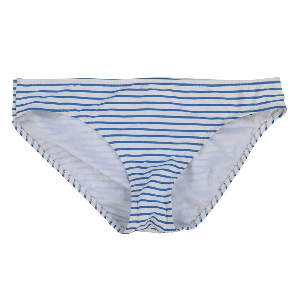 Lauren Ralph Lauren Women'sBengal Stripe Hipster Bikini Swim Bottom Blue Size 16