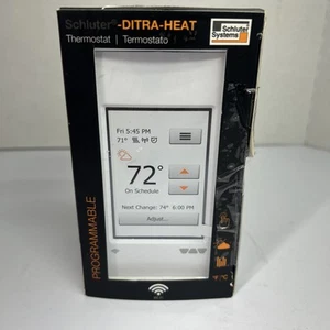 Schluter Termostato WiFi Programable (DHERT104/BW) NUEVO Caja Abierta ✅ - Imagen 1 de 6