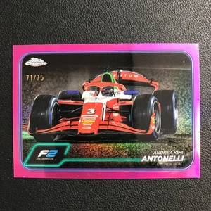 2024 Topps Chrome Formula 1 F1 #94 Andrea Kimi Antonelli Pink Refractor /75 - Picture 1 of 2