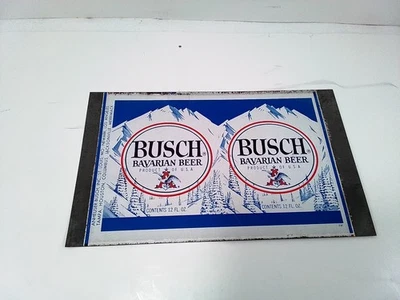 Busch Unrolled Can 12oz Beer Anheuser Busch RARE 70s 1973 VINTAGE  - Image 1 of 4