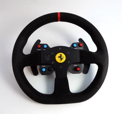 Thrustmaster Ferrari 599XX EVO 30 Edition Alcantara Wheel Very Good Condition - Image 1 of 4
