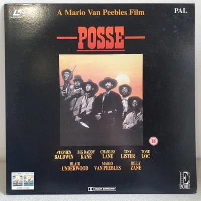 Posse Laser Disc PAL Big Daddy Kane Tone Loc 15 EE1010 Mario Van Peebles CLV - Image 1 of 4