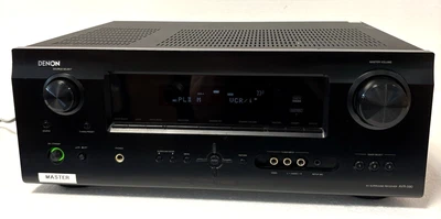 Denon AVR-590 - 5.1 CH Home Theater Surround Sound Receiver TESTED & WORKING! - Image 1 of 4