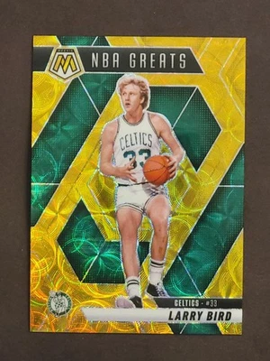 2024-25 Mosaic International Larry Bird NBA Greats Gold Scope Prizm #/10 Celtics - image 1 of 2