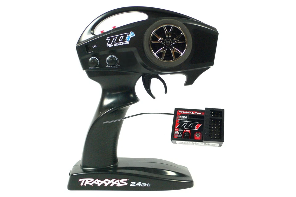 Traxxas TQi 2-Kanal Fernsteuerung 6528 + 5-Kanal TSM Empfänger 6533 RC-Car, Boot - Bild 1 von 1