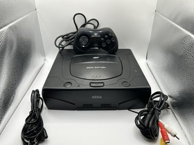 Sega Saturn Model MK-80000 Console With Controller and Cables Tested Working