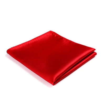 Fortunatever Masculino Vermelho Cetim Bolso Quadrado - Imagem 1 de 4